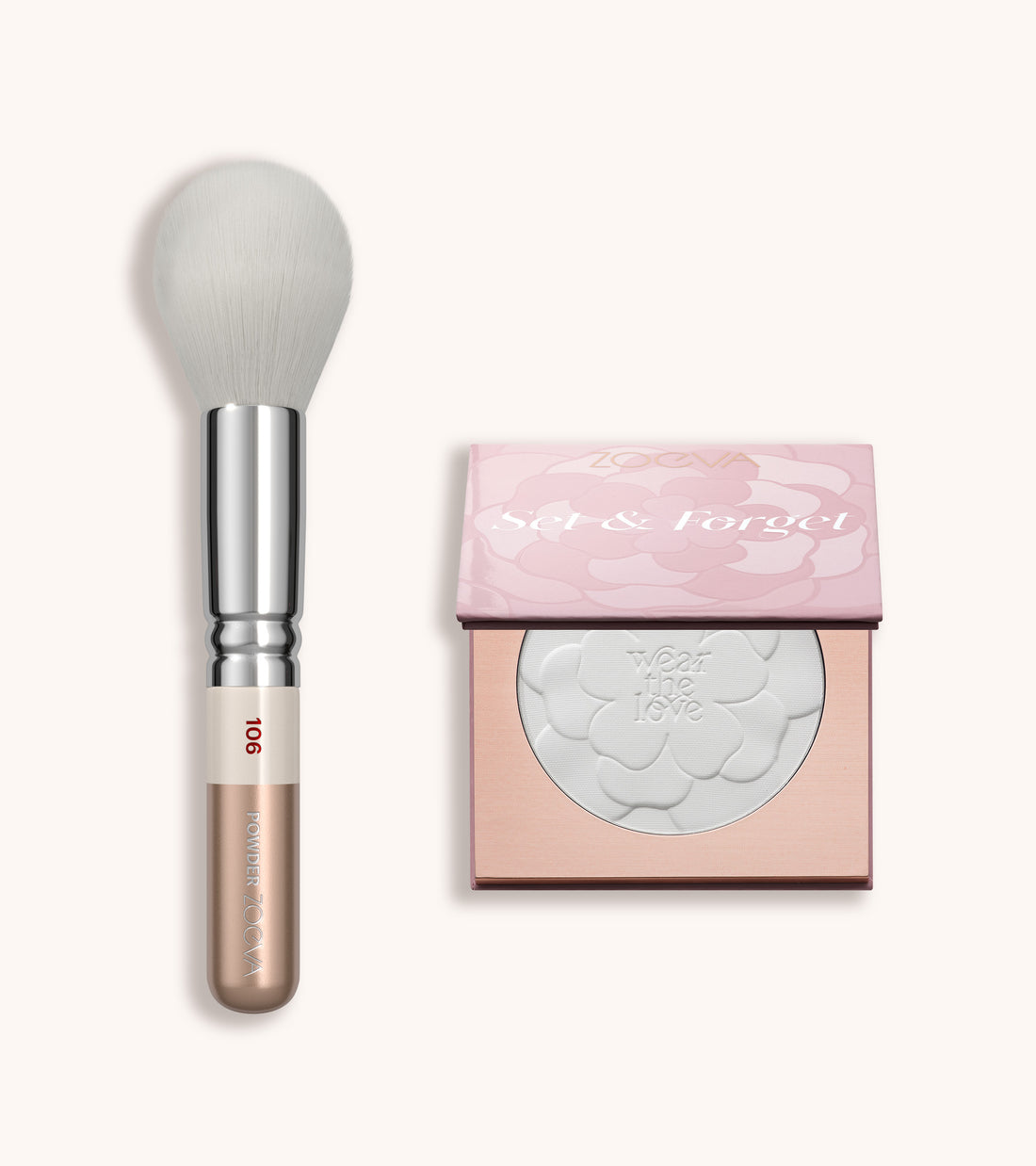 powder champagne perfect pair