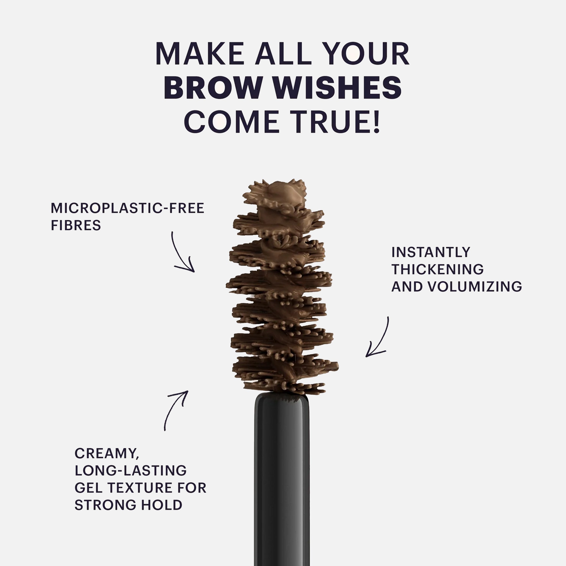 Brow Jeanie Boosting Fibre Gel (Black Brown)