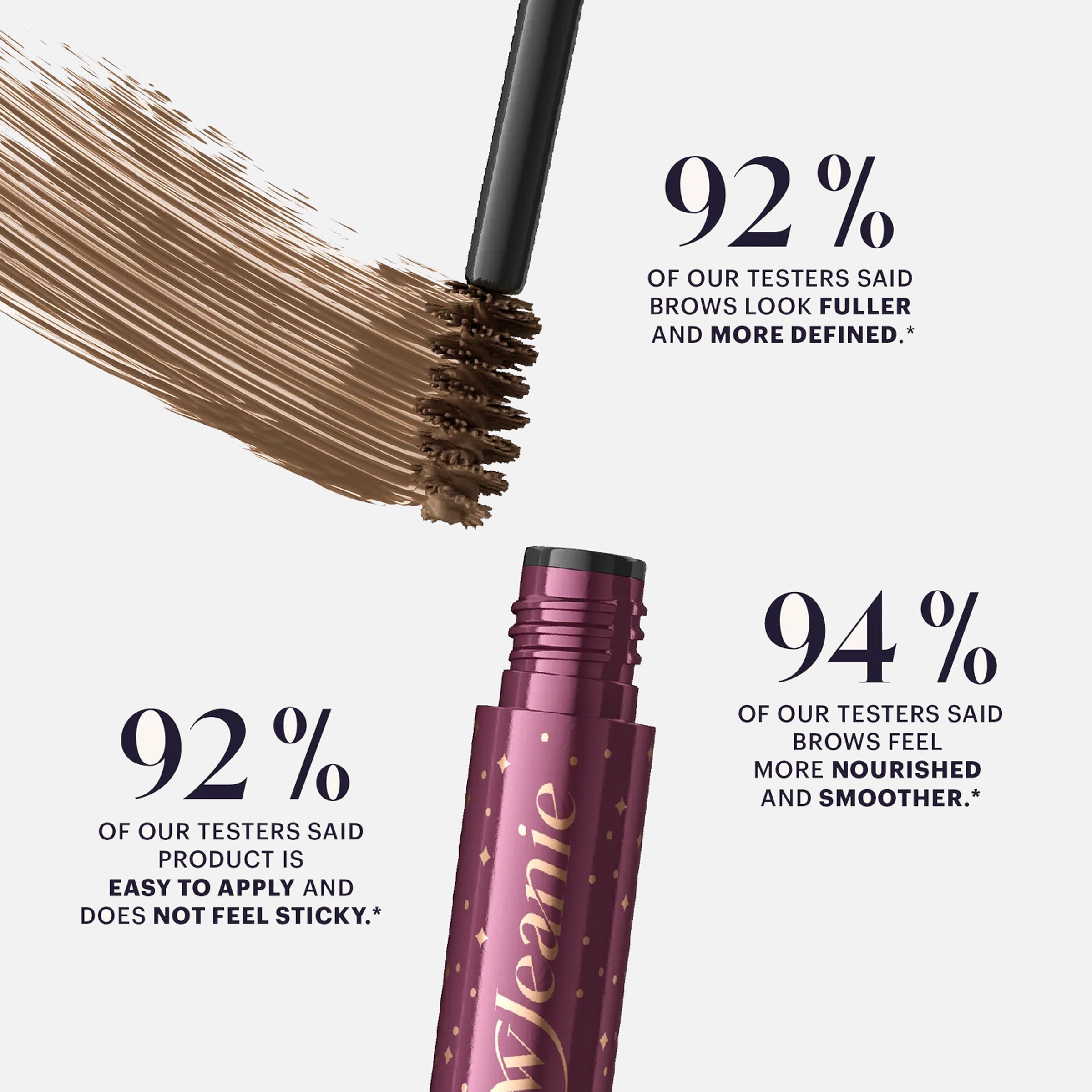 Brow Jeanie Boosting Fibre Gel (Black Brown)