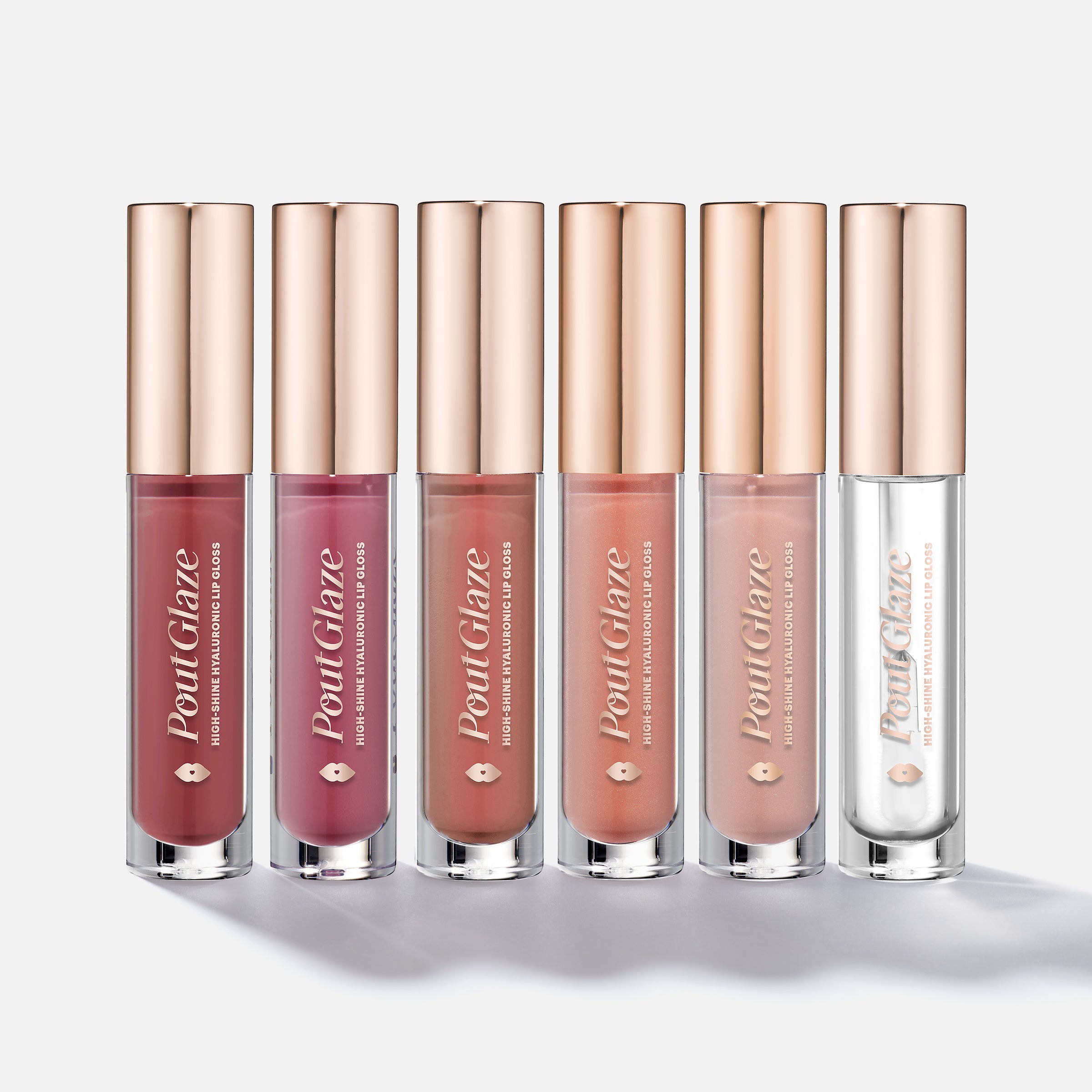 Pout Glaze High-Shine Hyaluronic Lip Gloss (Crystal)