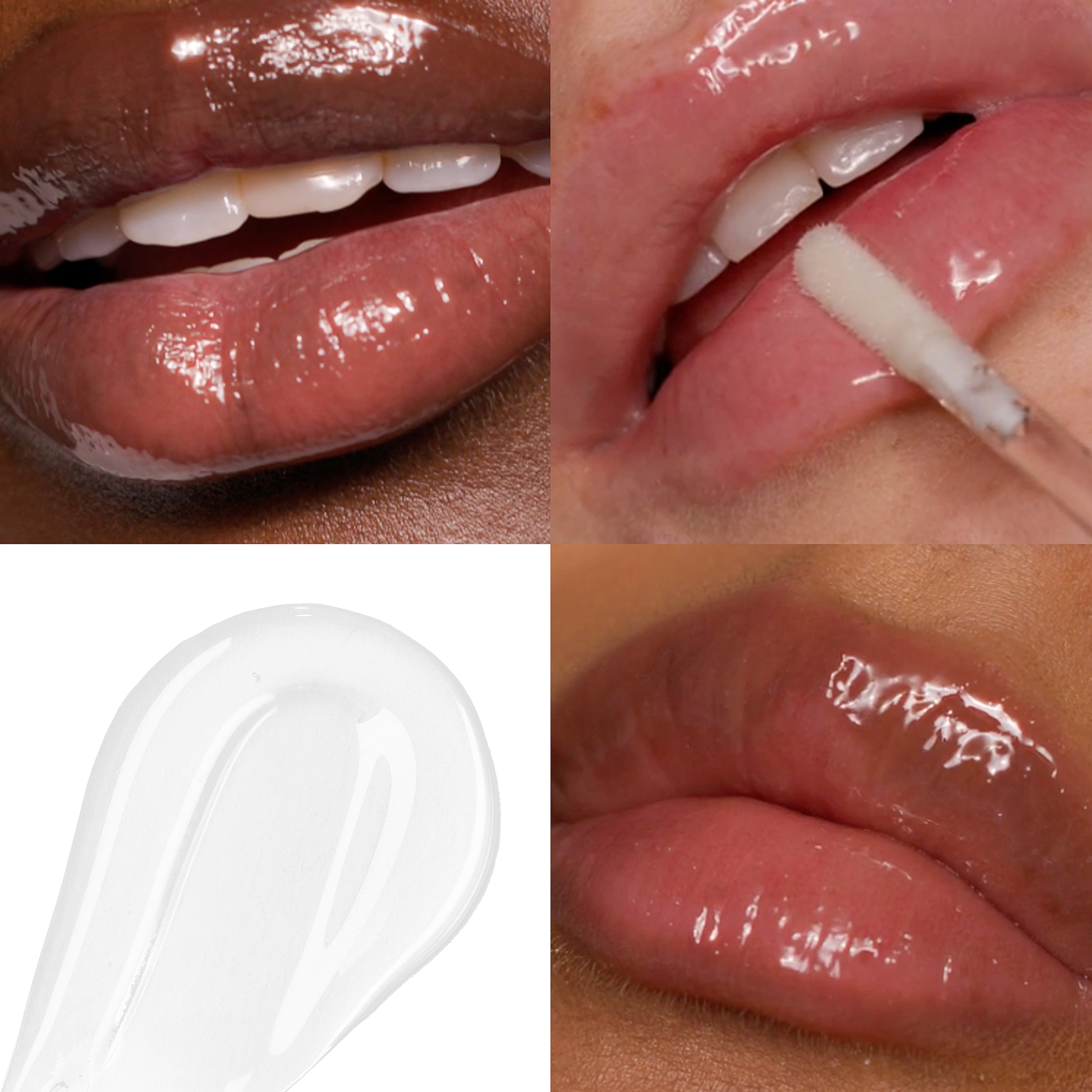 Pout Glaze High-Shine Hyaluronic Lip Gloss (Crystal)