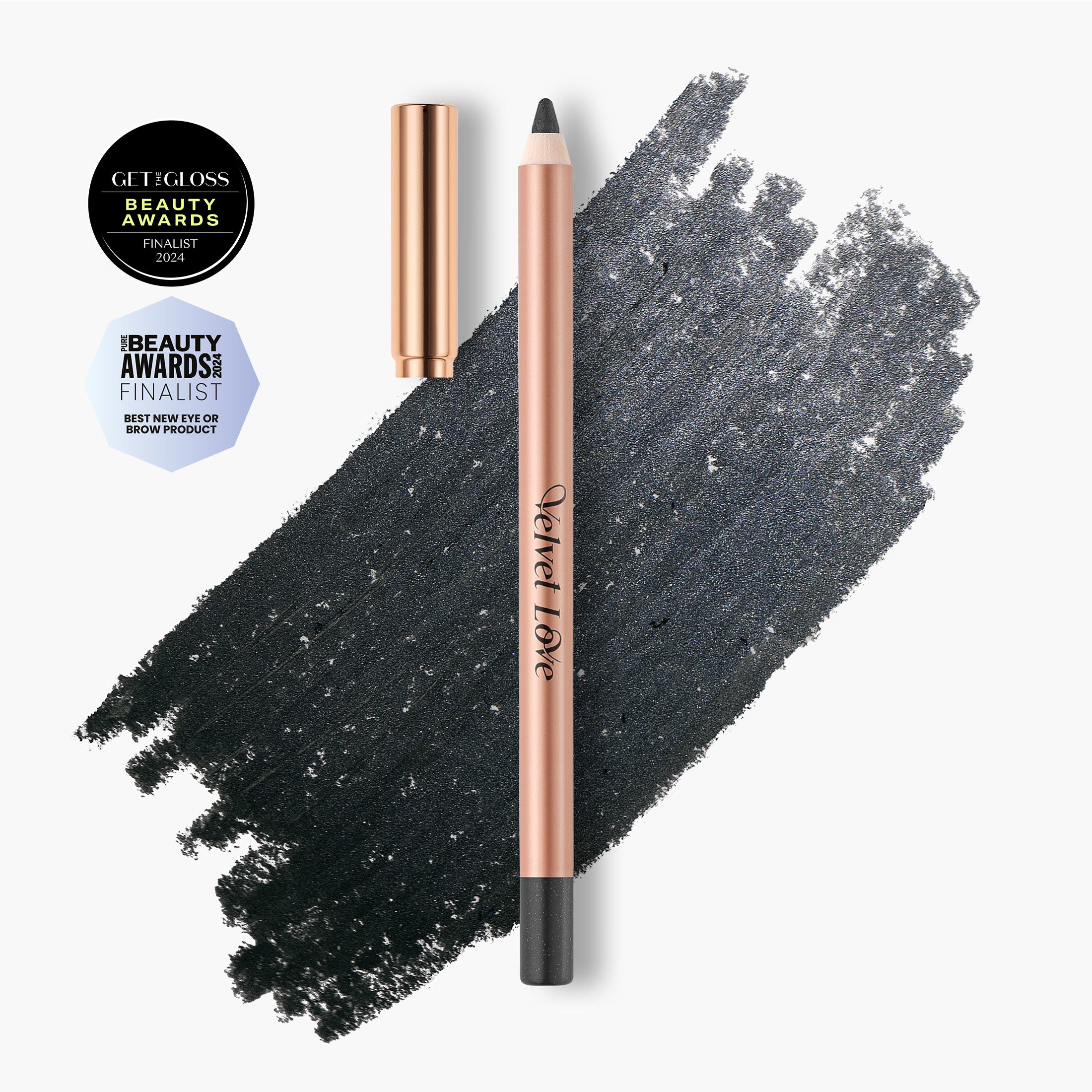 Velvet Love Eyeliner Pencil Metallic Smoky Grey