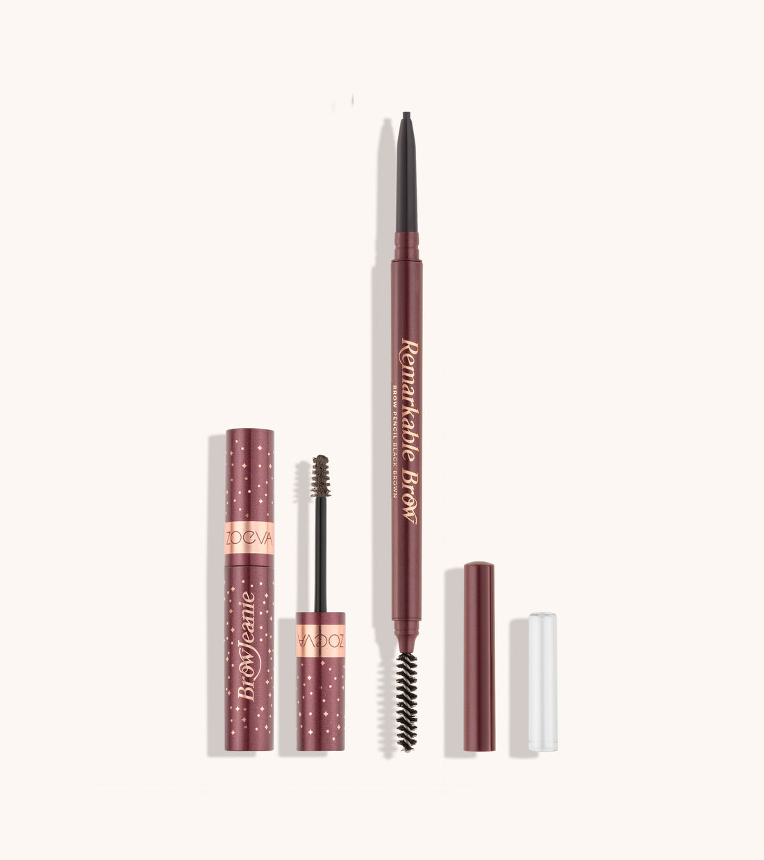 zoeva brow jeanie black brown perfect pair