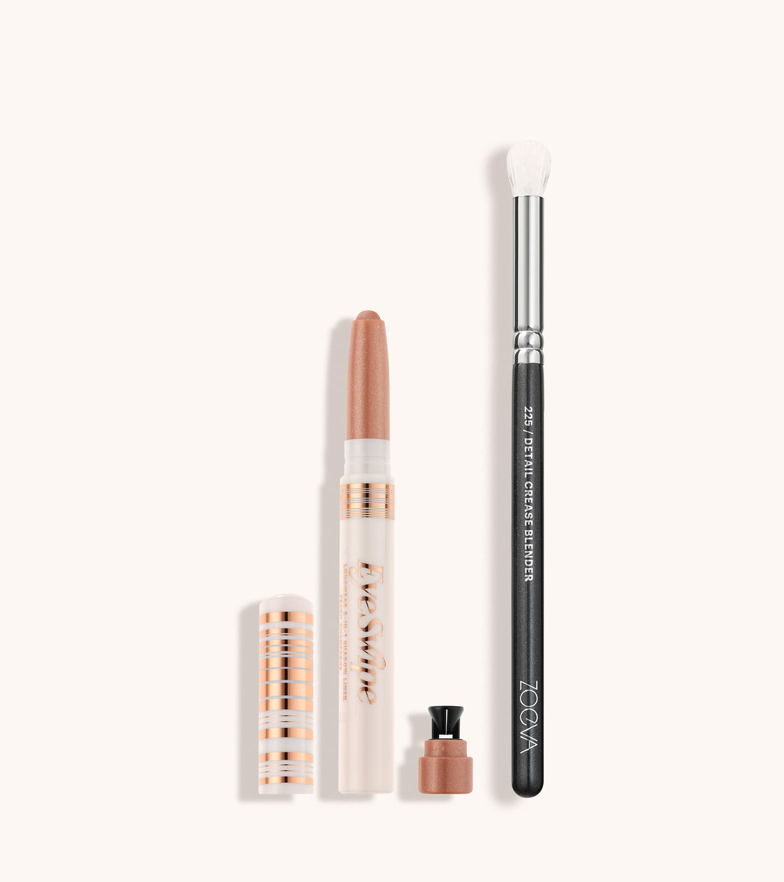 zoeva eye swipe peach champagne perfect pair