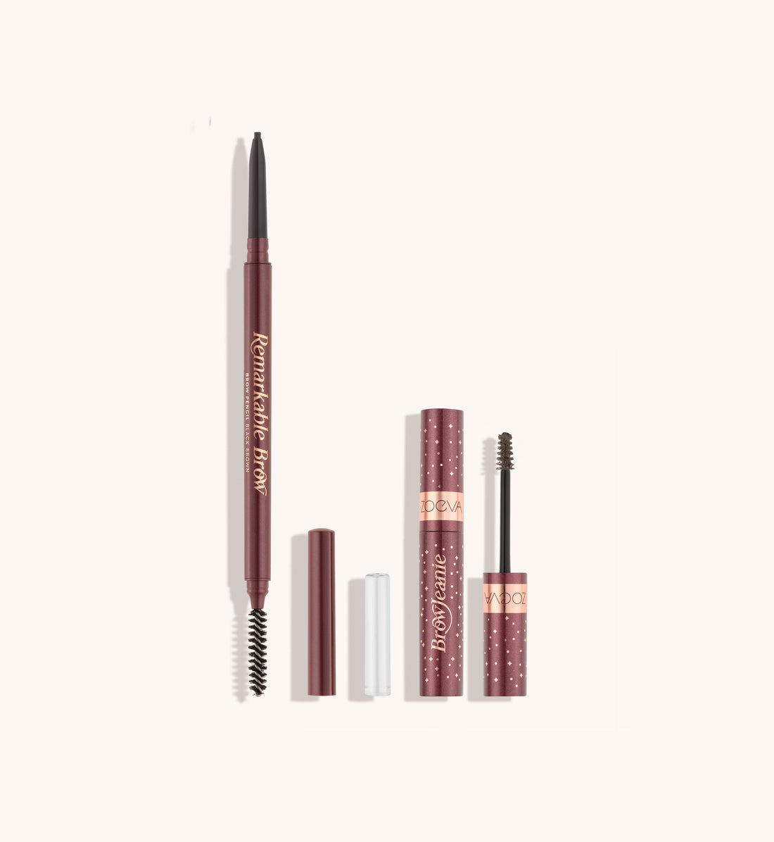 zoeva remarkable brow pencil black brown perfect pair