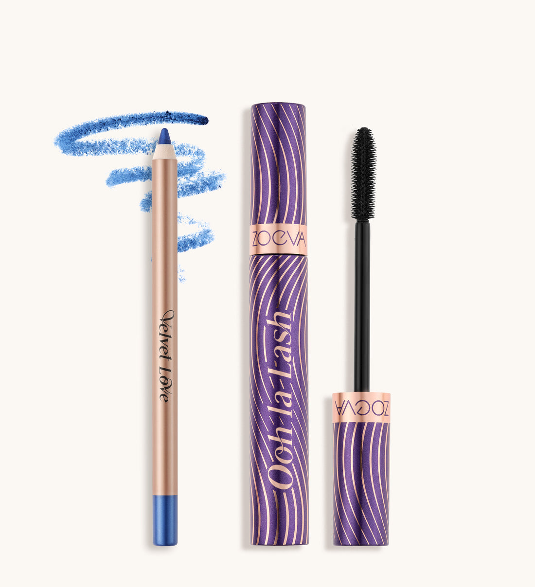zoeva velvet love eyeliner pencil metallic marine blue perfect pair