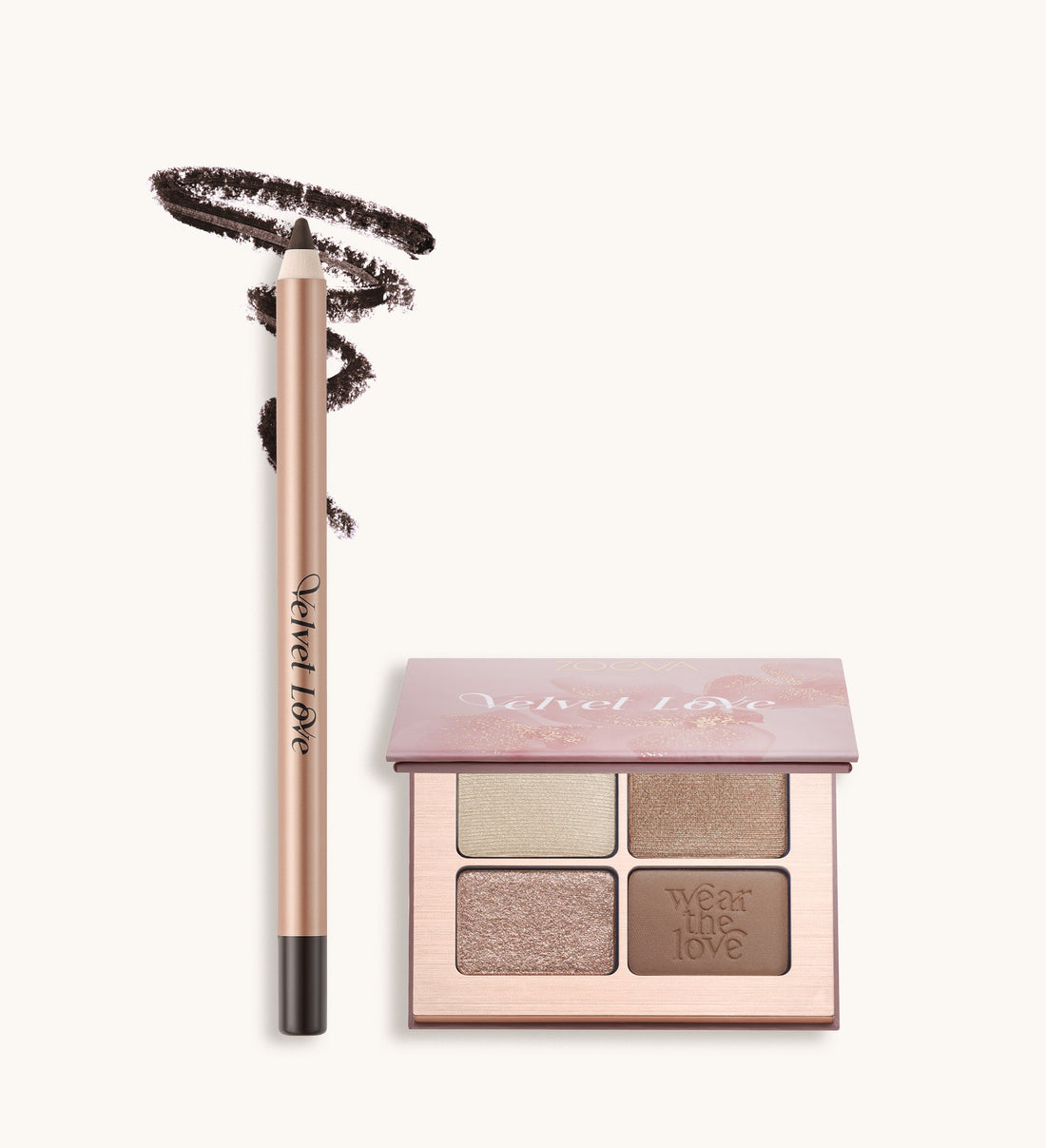 zoeva velvet love eyeliner pencil perfect brown perfect pair