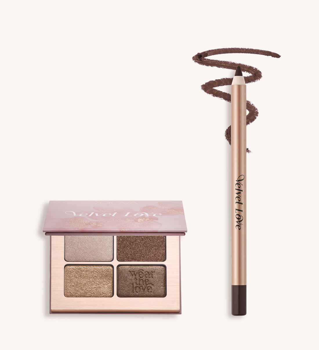 zoeva velvet love eyeshadow quad bronze espresso eyes perfect pair bdff cc df a afdffa