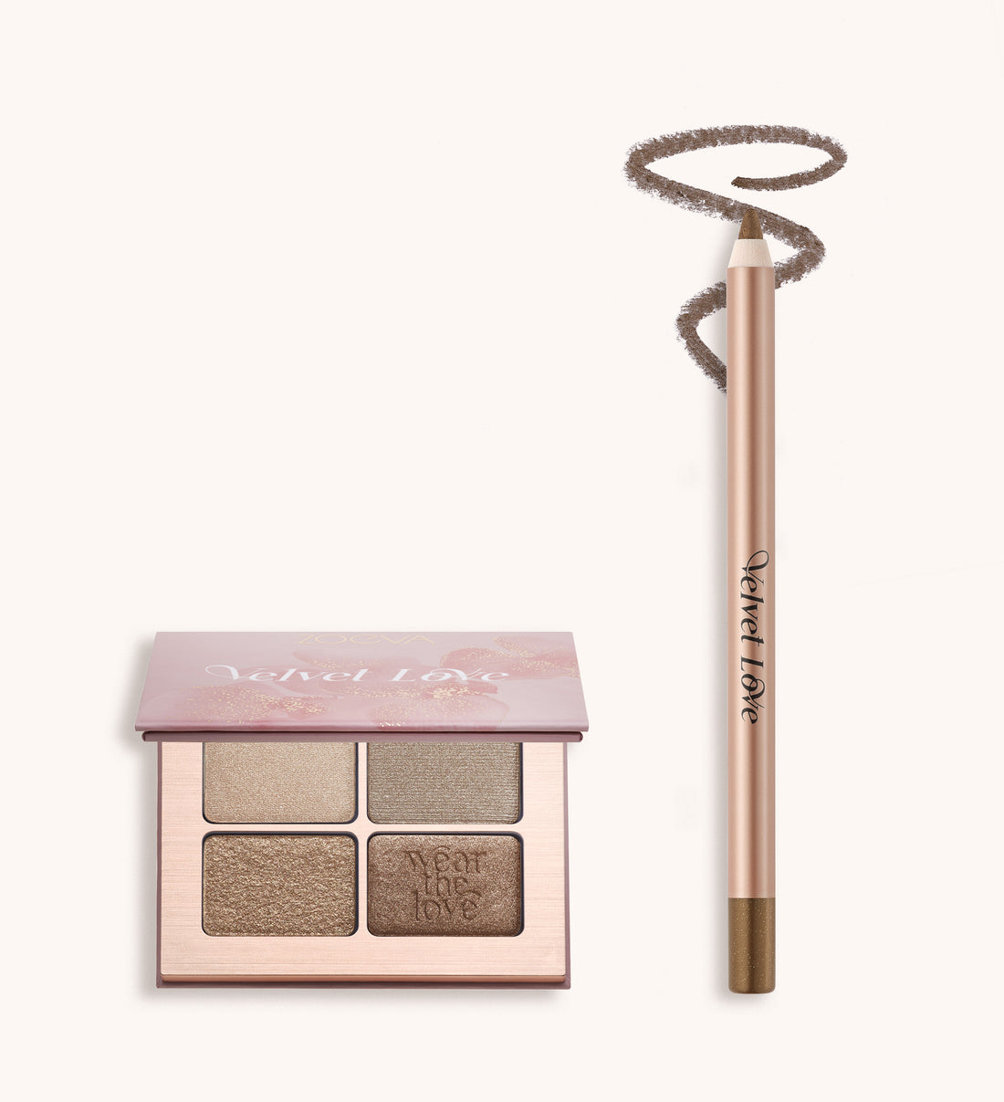 zoeva velvet love eyeshadow quad glorious golden eyes perfect pair fdec ec bf dfd
