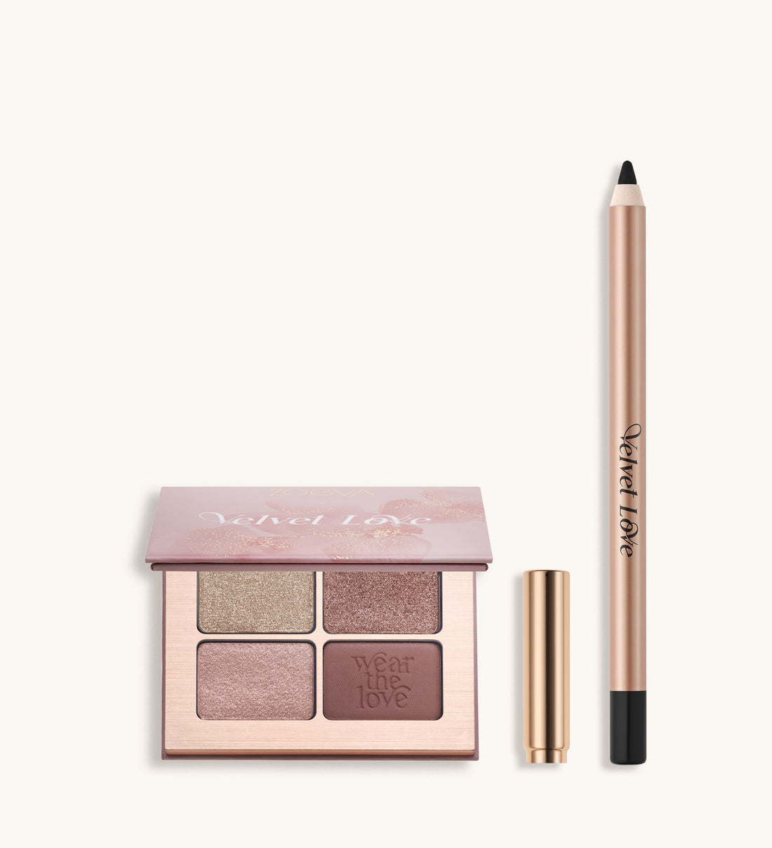 zoeva velvet love eyeshadow quad purple haze eyes perfect pair