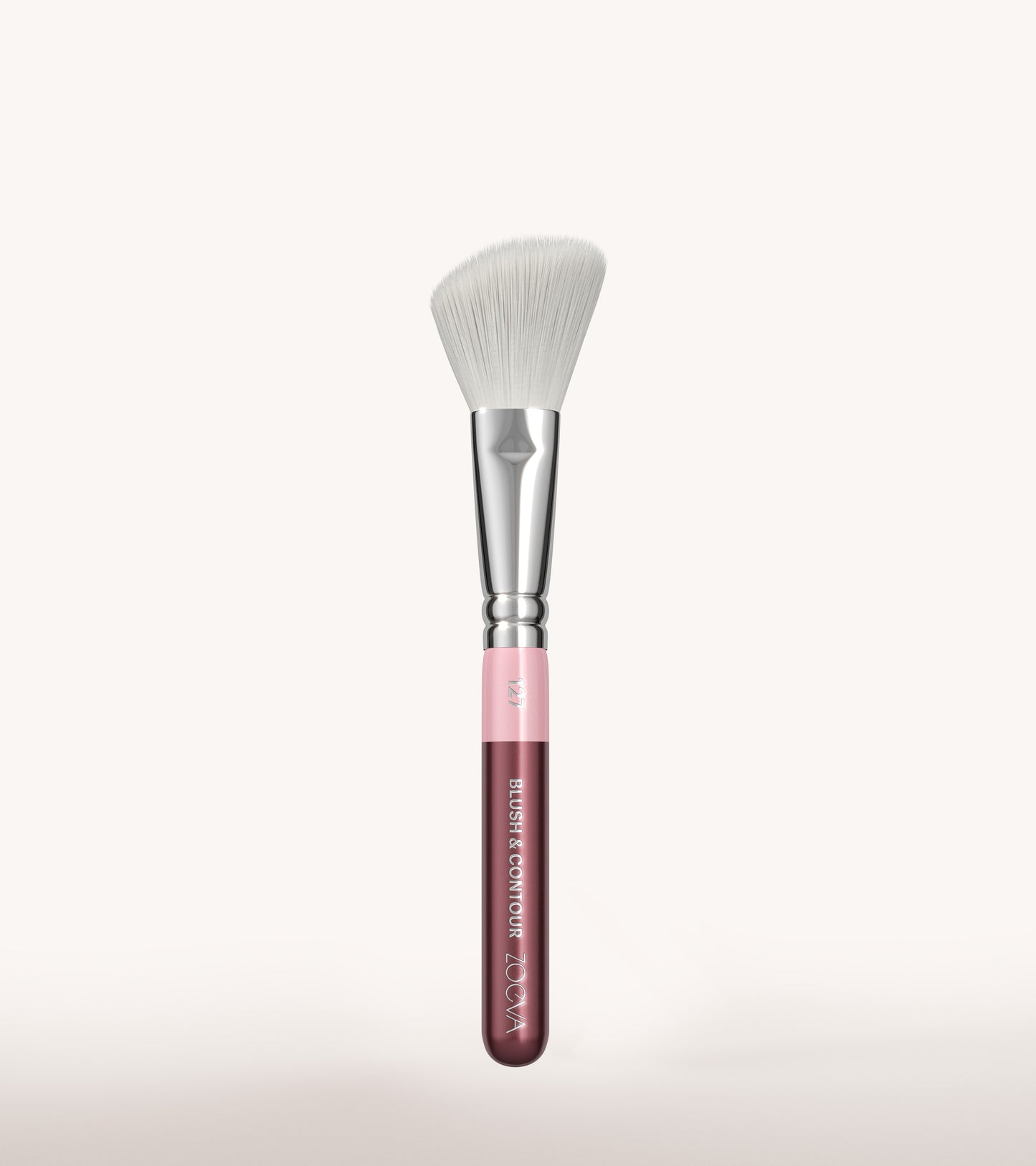 127 Blush & Contour Brush (Bordeaux) Expanded Image 1