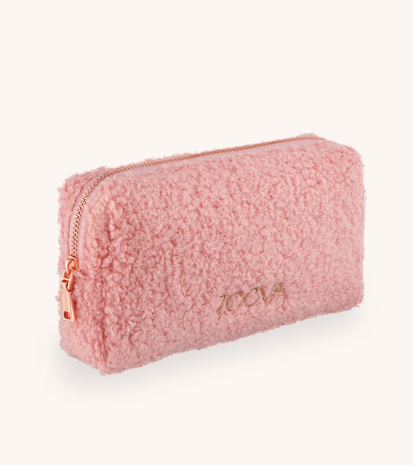 Teddy Pouch Bag (Flat) (Dusty Rose) Expanded Image 1