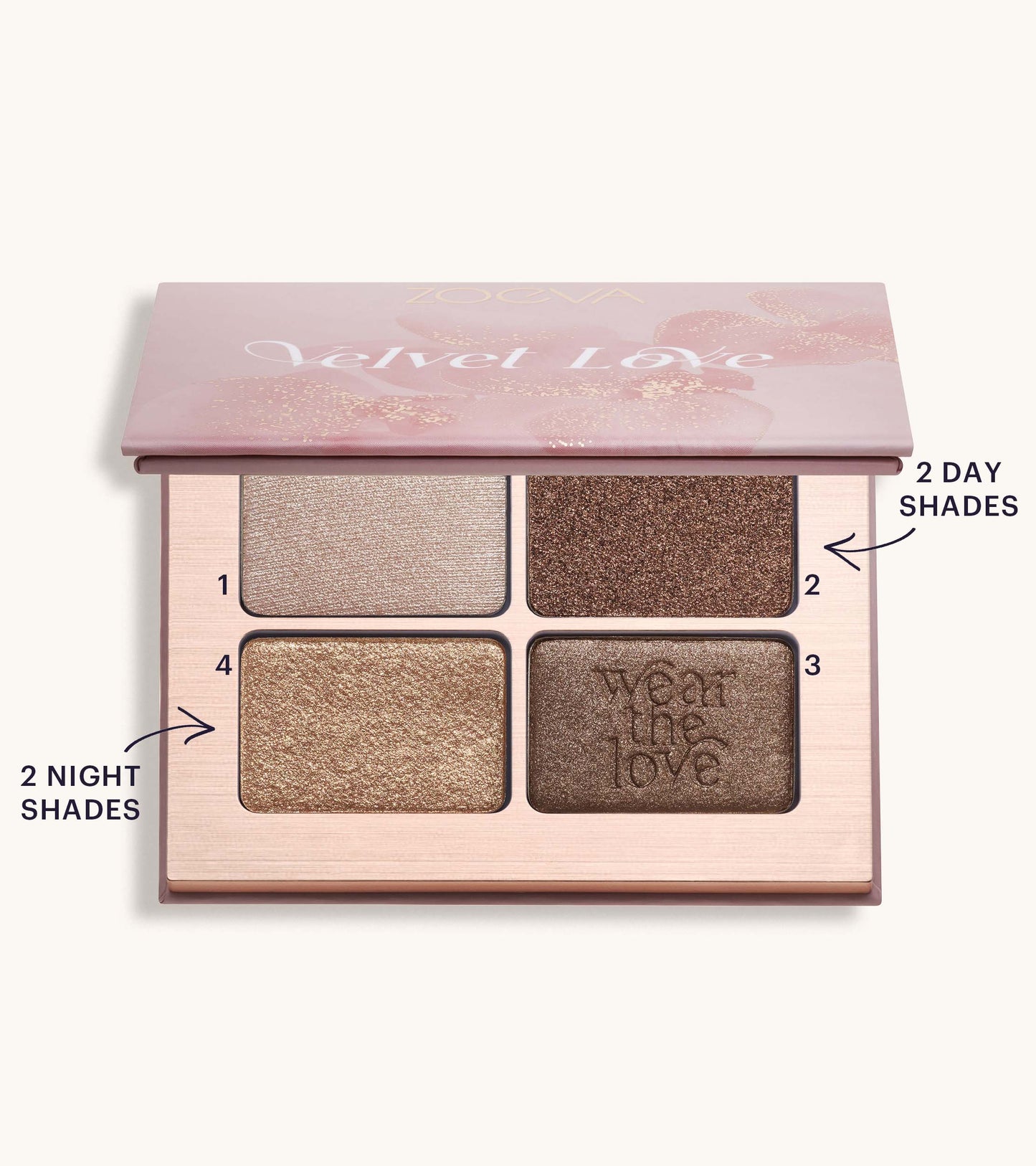 Velvet Love Eyeshadow Quad Palette (Bronze Espresso Eyes) Expanded Image 4