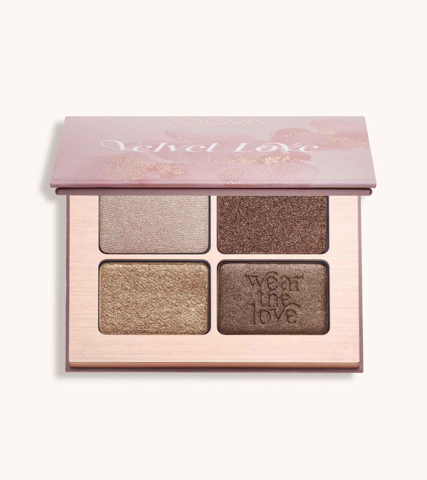Velvet Love Eyeshadow Quad Palette (Bronze Espresso Eyes) Expanded Image 1