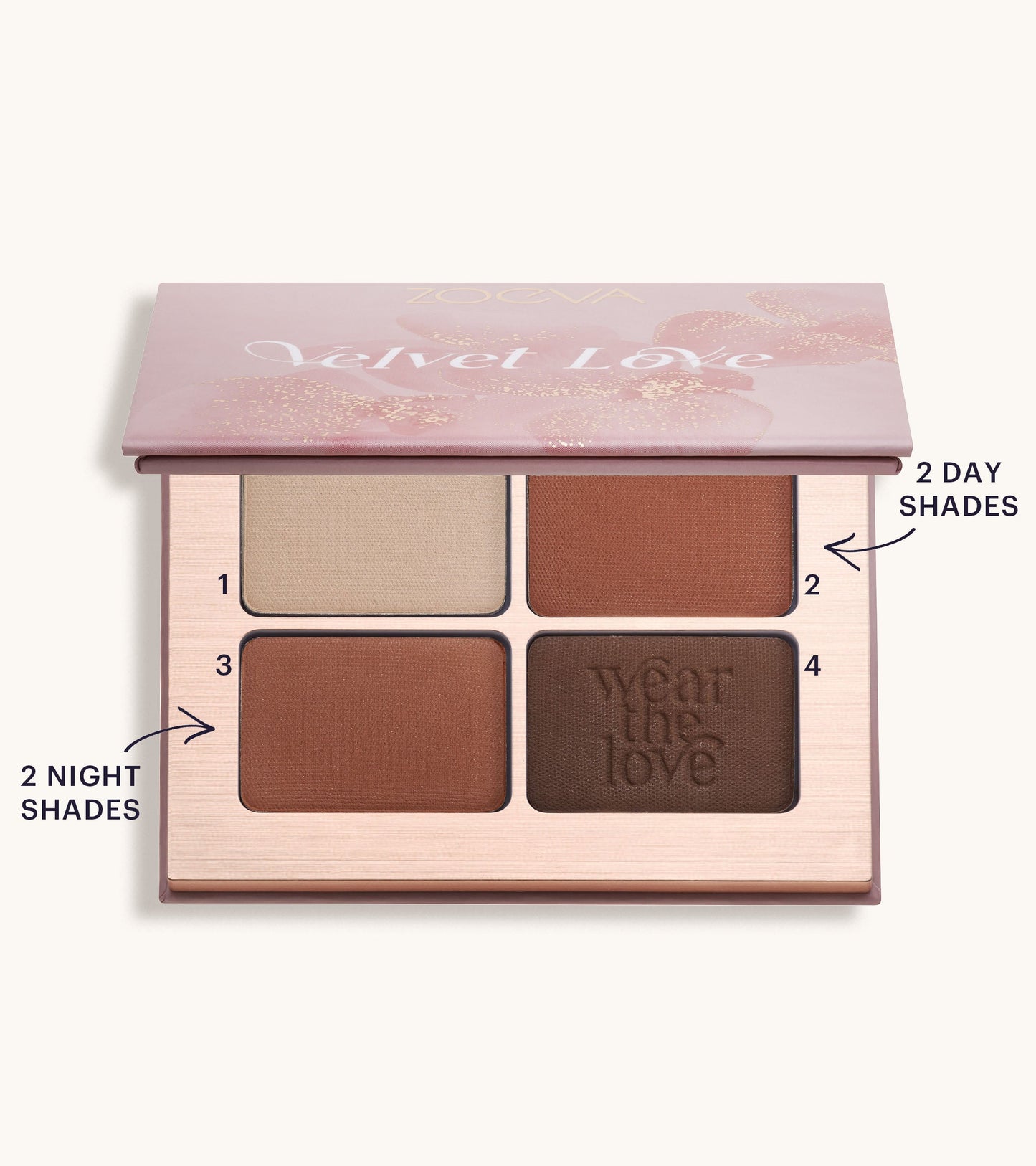 Velvet Love Eyeshadow Quad Palette (Easy Nude Eyes) Expanded Image 4