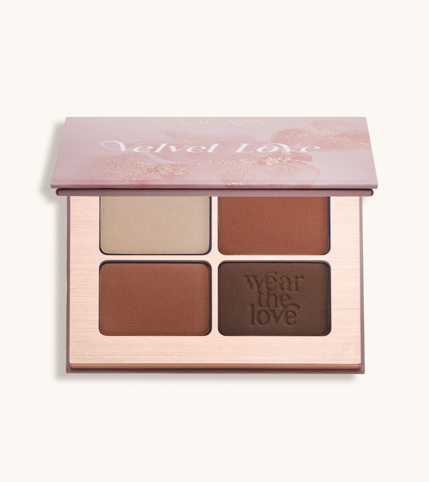 Velvet Love Eyeshadow Quad Palette (Easy Nude Eyes) Expanded Image 1