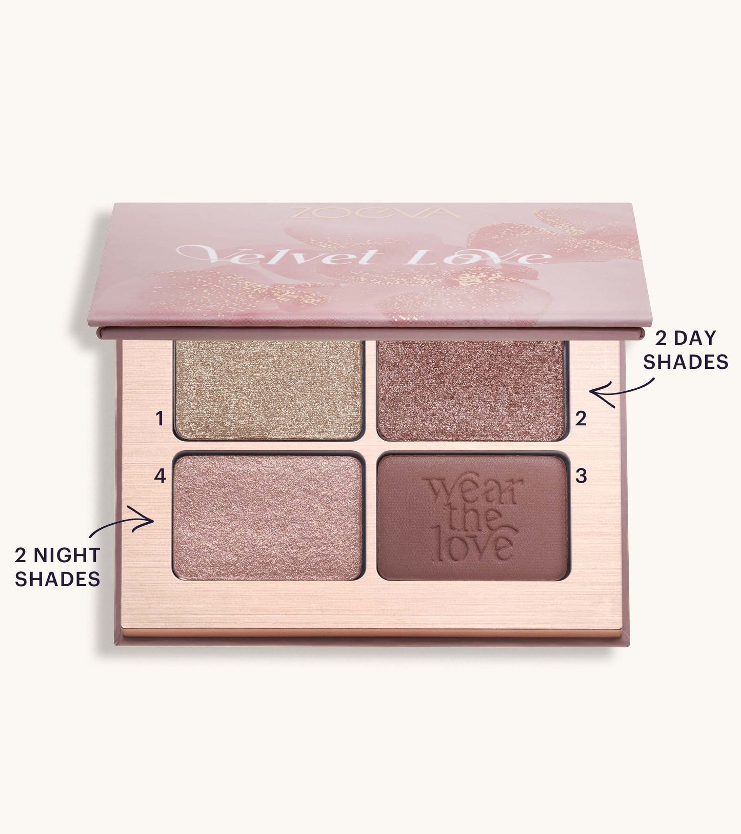 Velvet Love Eyeshadow Quad Palette (Purple Haze Eyes) Expanded Image 4