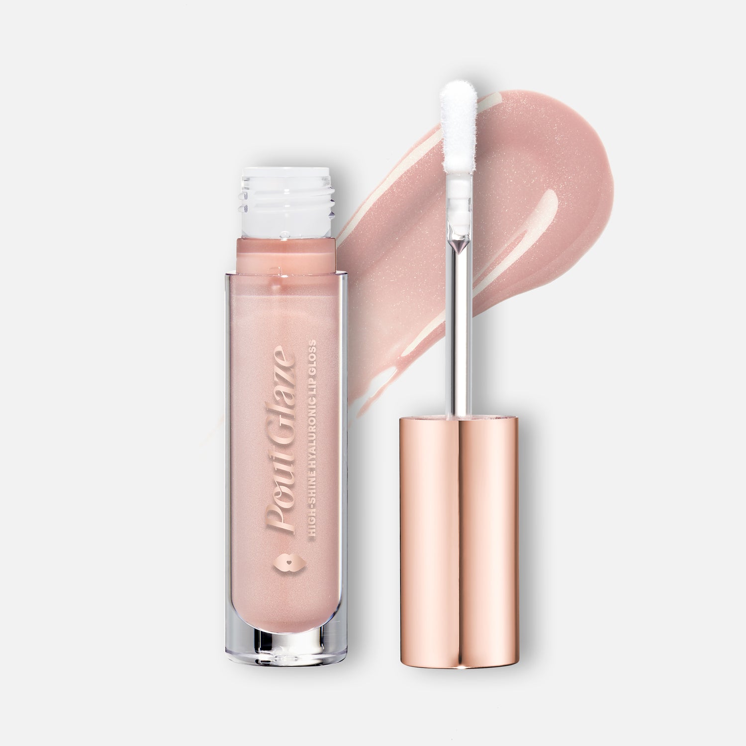 Pout Glaze High-Shine Hyaluronic Lip Gloss (Barbara) Main Image featured