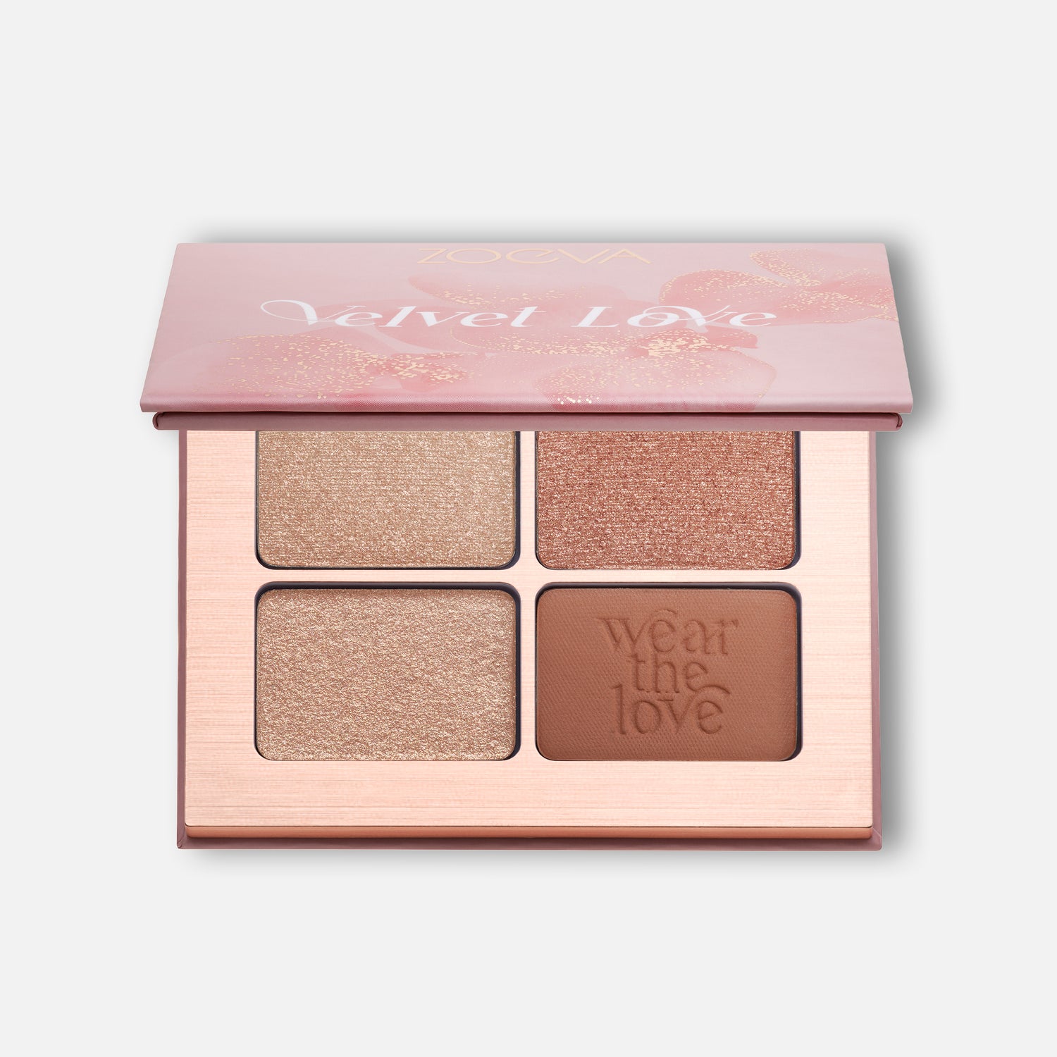 Velvet Love Eyeshadow Quad Palette (Dreamy Rose Golden Eyes) Main Image featured