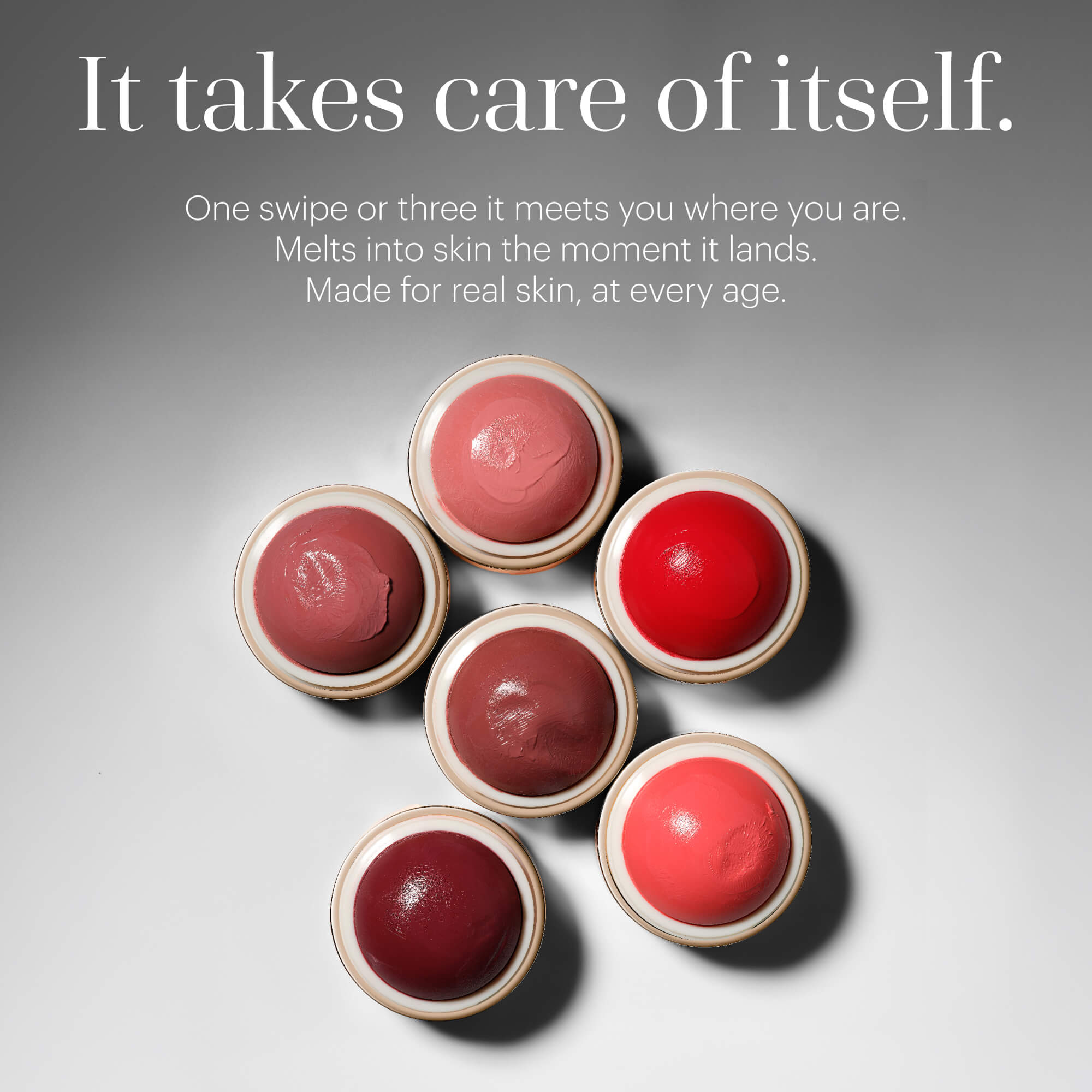 ZOEVA Blush Balm products with text Melts into skin the moment it lands. Made for real skin, at every age.