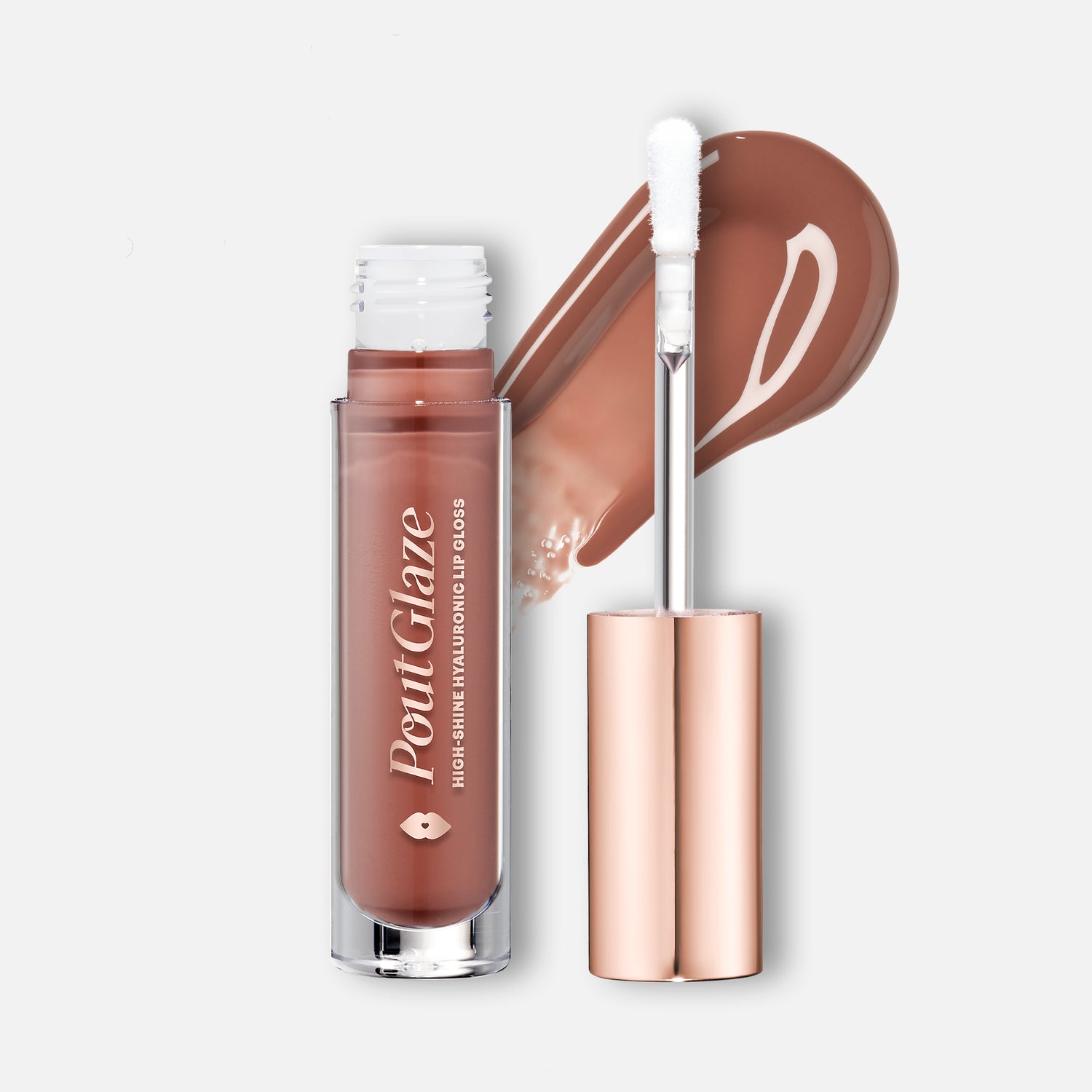 Pout Glaze High-Shine Hyaluronic Lip Gloss (Ana Sofia) Main Image featured