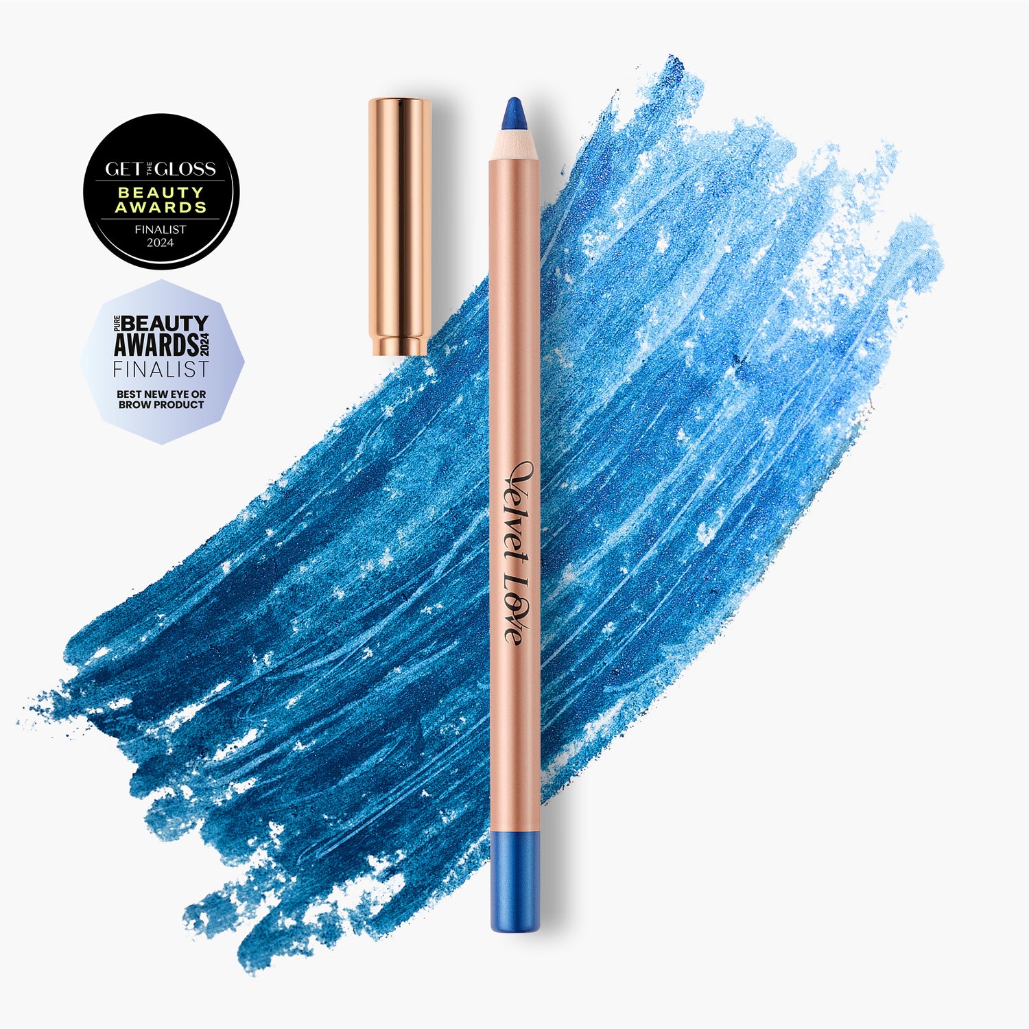 Velvet Love Eyeliner Pencil (Metallic Marine Blue) Main Image featured