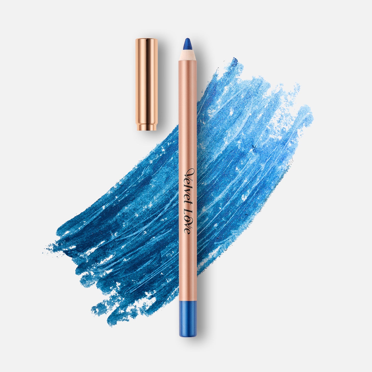 Velvet Love Eyeliner Pencil (Metallic Marine Blue) Main Image featured