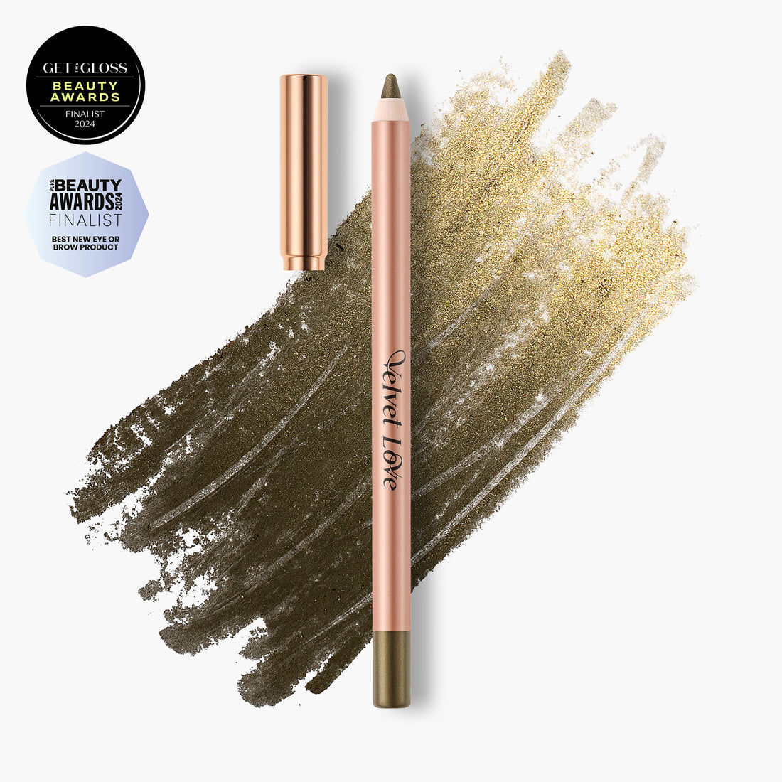 Velvet Love Eyeliner Pencil (Metallic Khaki)