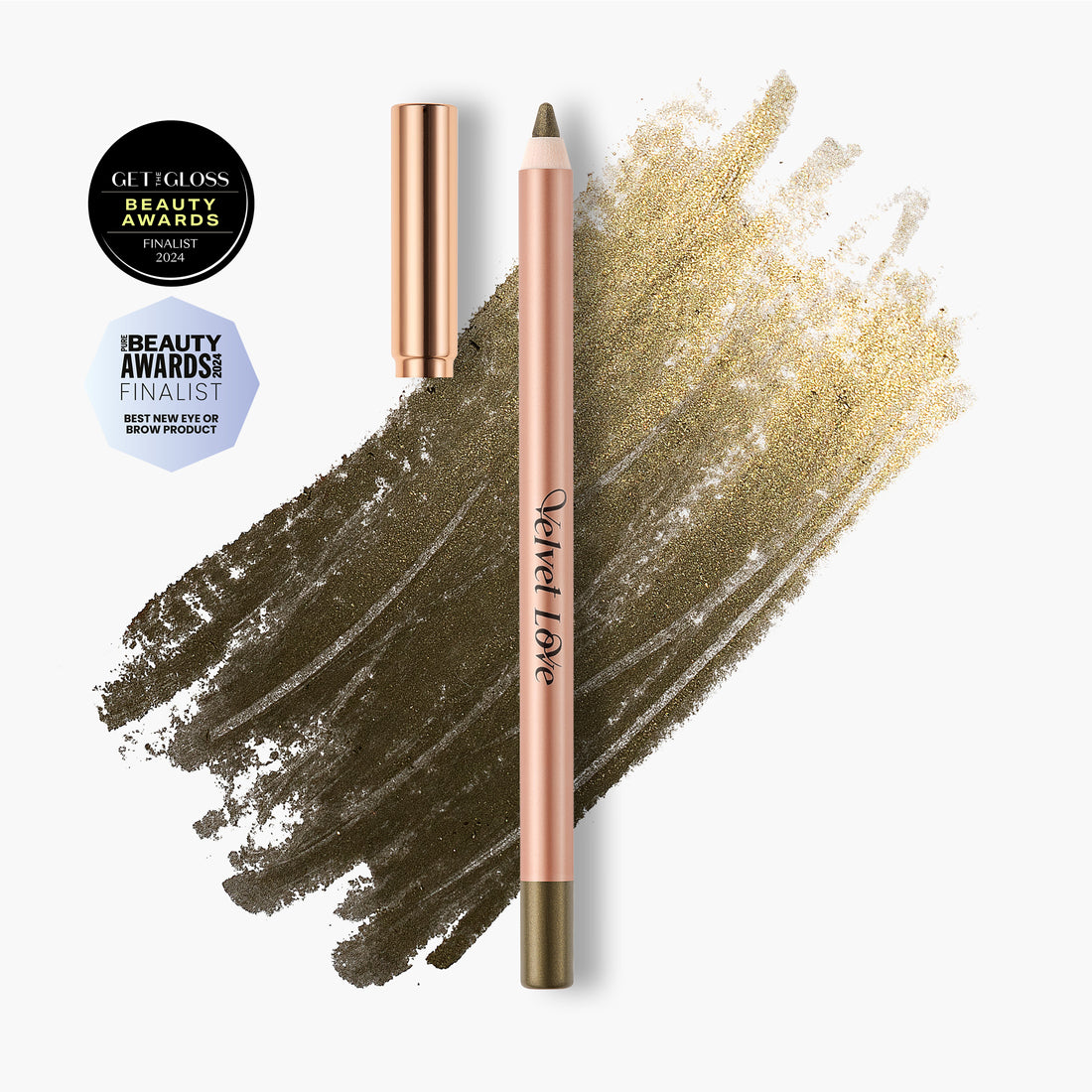 Velvet Love Eyeliner Pencil (Metallic Khaki)