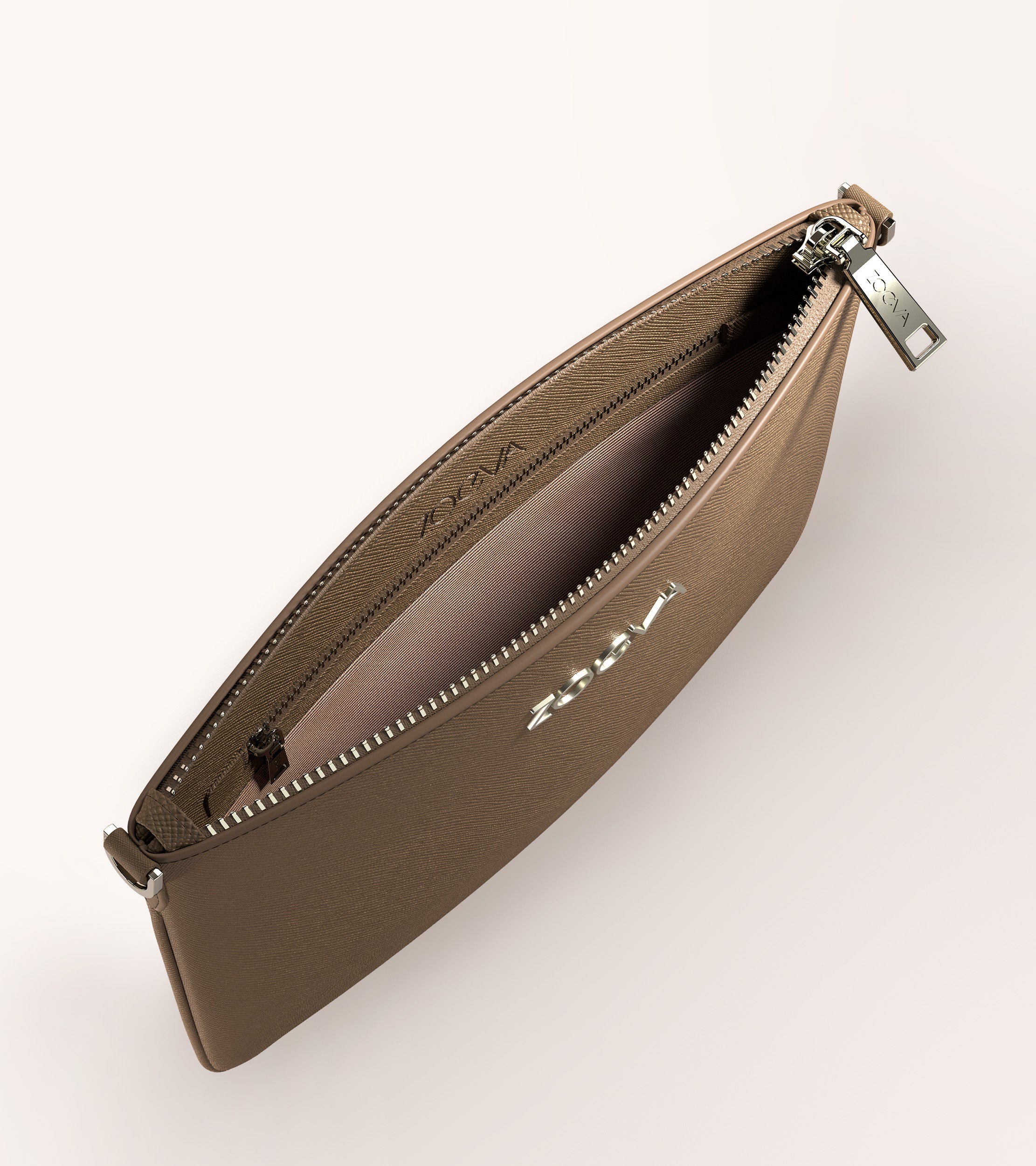 The Everyday Clutch & Shoulder Strap (Light Chocolate)